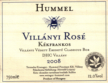 Hummel Vill&aacute;nyi K&eacute;kfrankos Ros&eacute; 2008